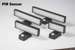 Rotatable LED Wall Sconce with Motion Sensor - Modern Exterior Light