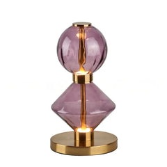 Glass Orb Pendant Light with Brushed Gold Finish