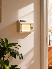 Retro Radio Shape Wall Sconce, Metal Geometric Fixture