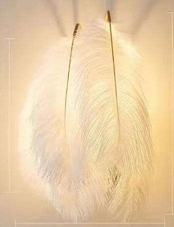 Wall-mounted light fixture with dimensions and specifications on a beige background