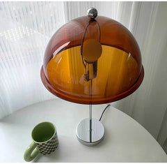 Modern Mushroom Shape Floor Lamp with Metal Finish