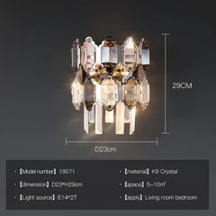 Gold Crystal Chandelier Tiered Crystal Chandelier