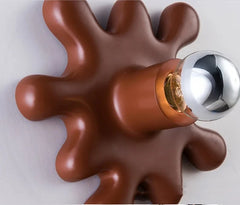 Splatter Ceramic Flush Mount Light - Modern Playful Design