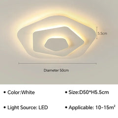 Modern Flush Mount Irregular Chandelier Light with Acrylic