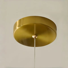 Fabric Rose Floral Pendant Light with Scalloped Bell Shade