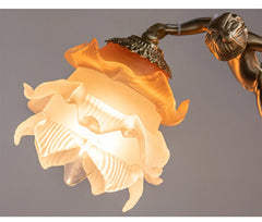 Copper Flower Angel Chandelier