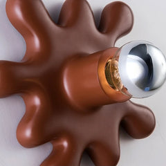 Splatter Ceramic Flush Mount Light - Modern Playful Design