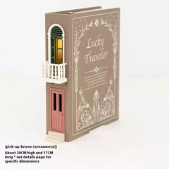 Fairytale Forest Lucky Traveler Bookend Table Lamp with Lights