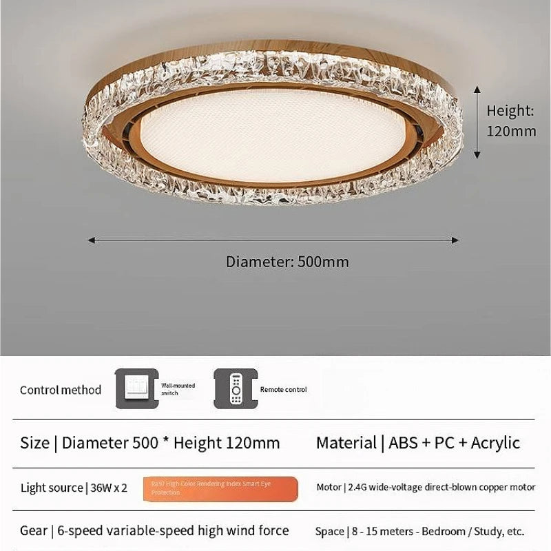 Ceiling light fixture with dimensions and specifications on a gray background