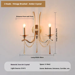 Brushed Gold Tiered Crystal Chandelier with Cascading Drops