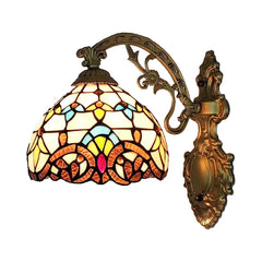 Tiffany Stained Glass Wall Sconce Light Fixture