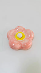 Ceramic Petal Wall Sconce Pink Blue Gradient Light