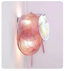 Glass Multi-Tier Wall Sconce