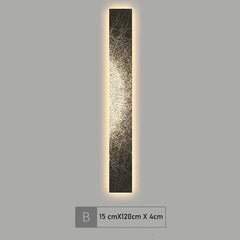 Modern wall-mounted light fixture on a gray background