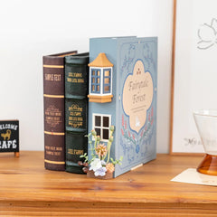 Fairytale Forest Lucky Traveler Bookend Table Lamp with Lights