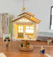 White Tree House Table Lamp Greeting Hanging Ceiling Light Fixture