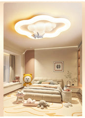 Cloud Shape Flush Mount LED Children's Ceiling Light