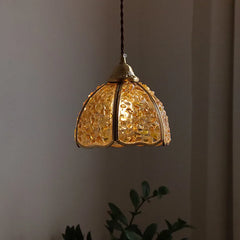 “Tiffany-inspired LED ceiling lamp for bedroom, hotel, or study accent light”