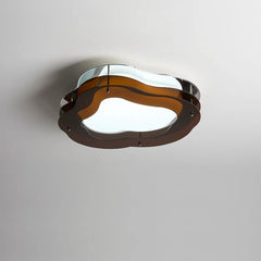 Contemporary ceiling fixture designed for 10 to 15 square meter rooms