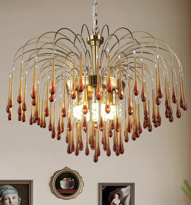 “Art Deco pendant light for living room or bedroom”