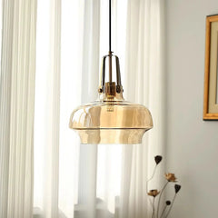 “Contemporary vintage glass iron pendant for bedrooms”