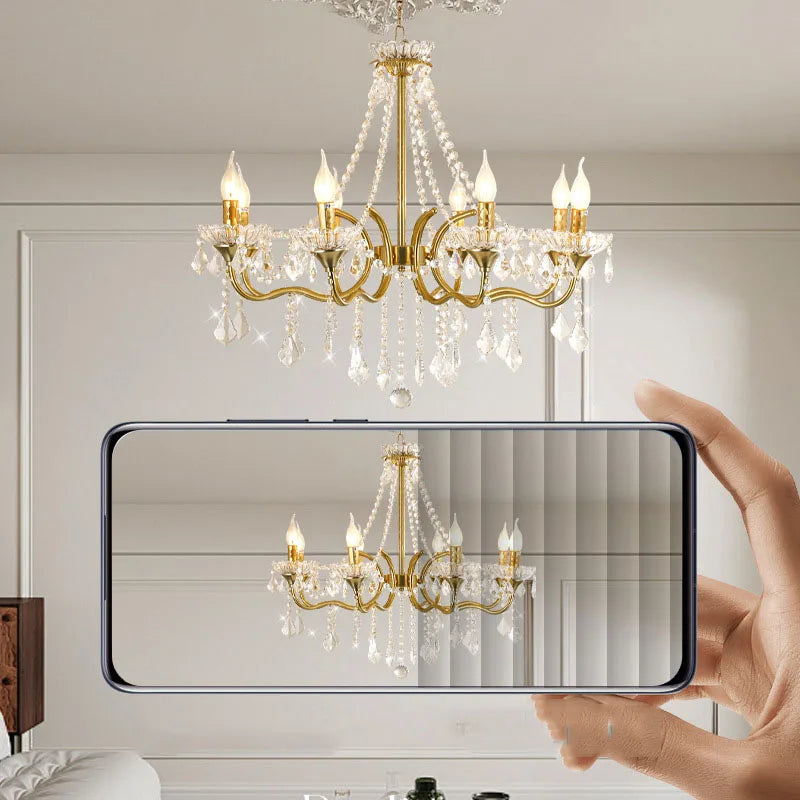 “Cord pendant crystal lamp for vintage or modern living rooms”