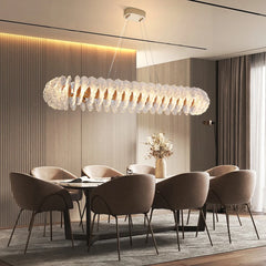 “Creative gold and acrylic hanging light for dining or bedroom”