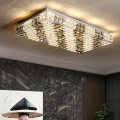 “Smart dimmable crystal fixture for bedroom and foyer”
