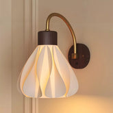 “French retro wooden wall lamp with LED sconce, Liglite”
