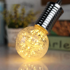 “Sculptural golden vintage bulb 3W LED for home or commercial ambience”