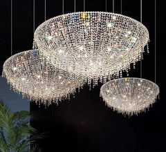 “Luxury crystal pendant chandelier in modern style”