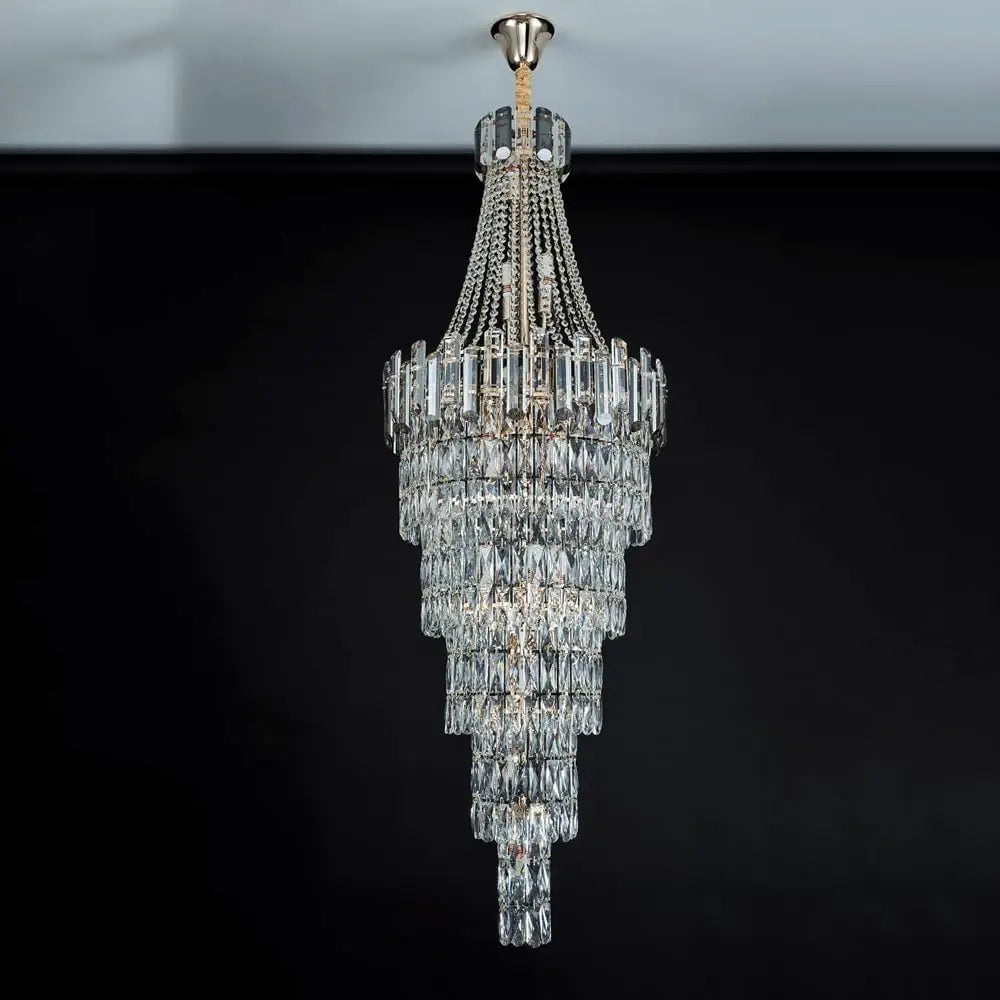 “Liglite high ceiling chandelier for luxury home decor”