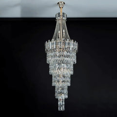 “Liglite high ceiling chandelier for luxury home decor”