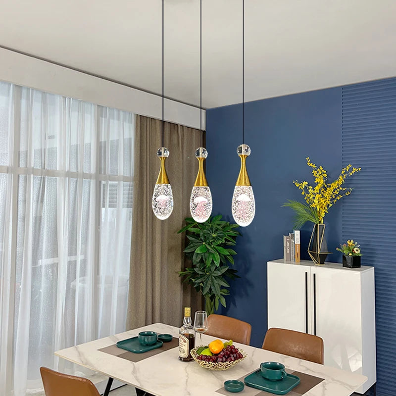 Modern mini pendant light for hotel room and reading nook lighting