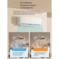 Dimmable flush ceiling fan light with minimalist design features