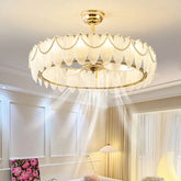 Luxury chandelier in a room with soft lighting