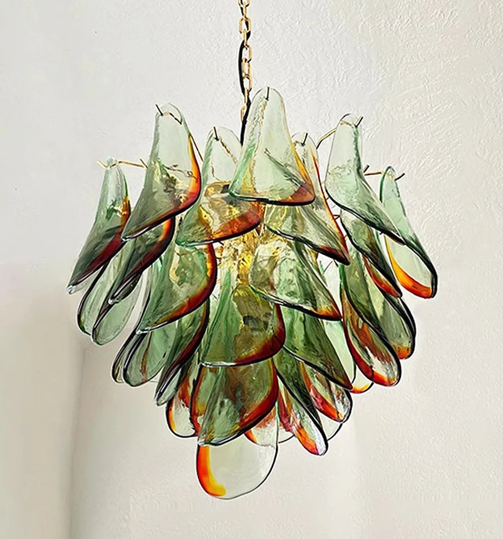 “Italian vintage glass chandelier for living rooms”