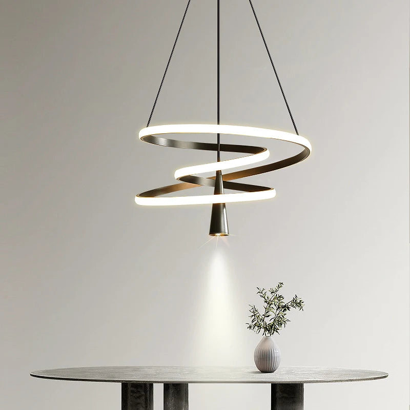 Contemporary hanging pendant lamp designed for kitchen island lighting