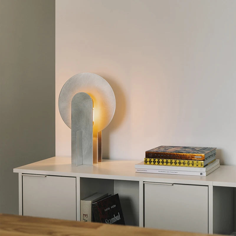 “Liglite designer aluminum table lamp for urban interiors”