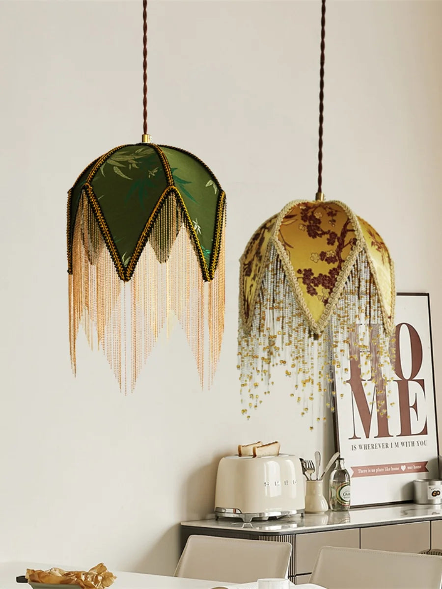 “Liglite bedroom accent pendant light with vintage design”
