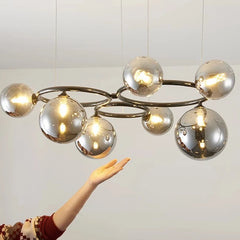 “Liglite bubble ball chandelier for luxury living and dining rooms”