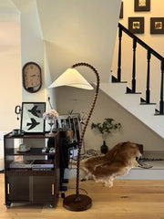 “Liglite classic wood floor lamp for sustainable home home decor”