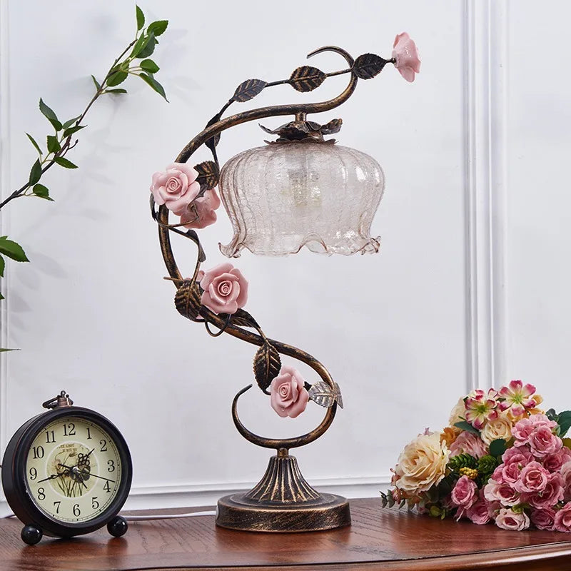 “Liglite French vintage romantic lamp décor for bedrooms”