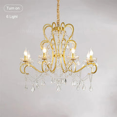 “Liglite luxury gold crystal pendant lamp for elegant interiors”