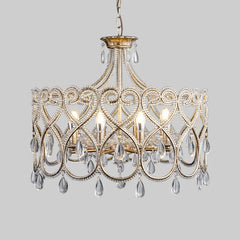 “Liglite hand-knotted crystal chandelier for living and hallway spaces”