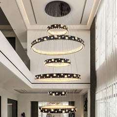 “Liglite statement chandelier for modern high-ceiling spaces”