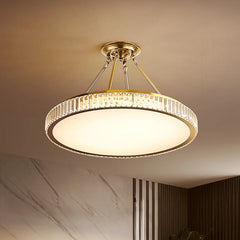 “Liglite LED crystal ceiling lamp for large spaces”