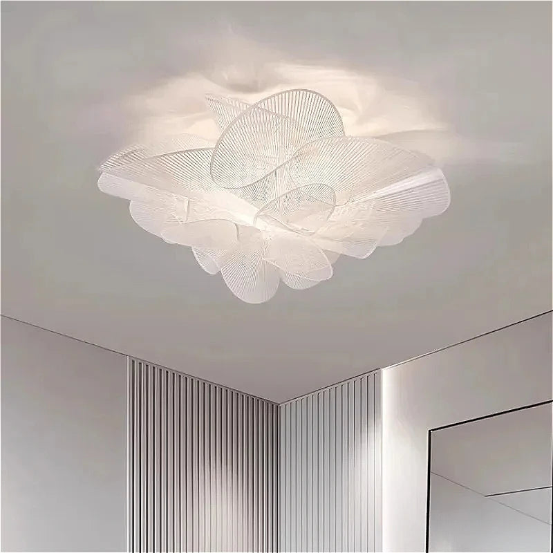 “Liglite modern Nordic petal chandelier ceiling fixture”