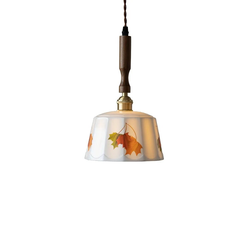 “Liglite modern kitchen pendant lamp with autumn leaf design”