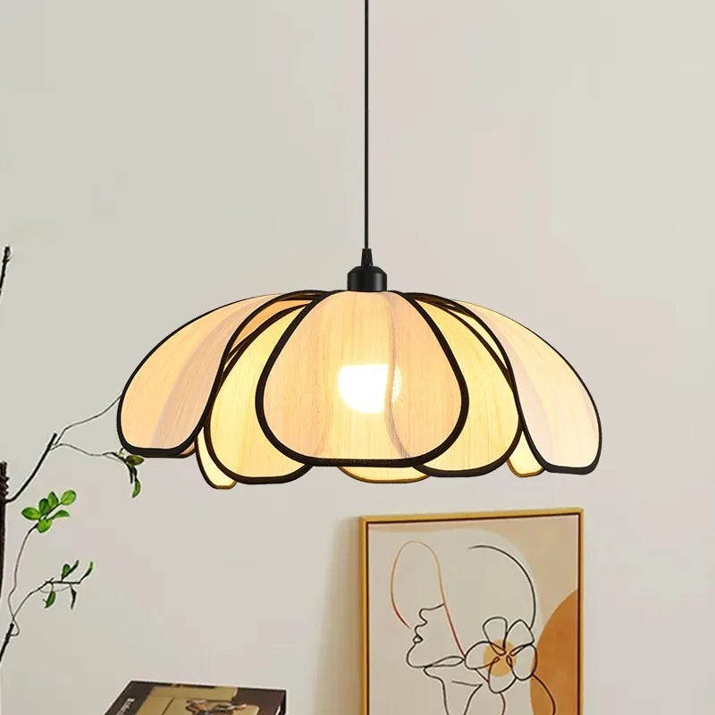 “Liglite retro handwoven hanging lamp for living room or cafe”